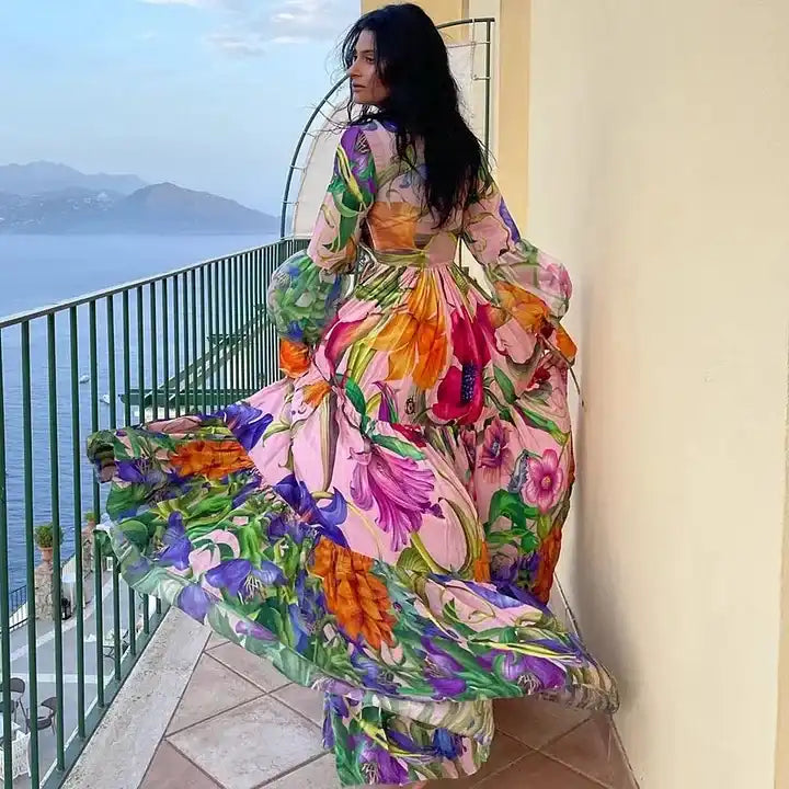 Blooming Breeze Resort Wear Monokini Set