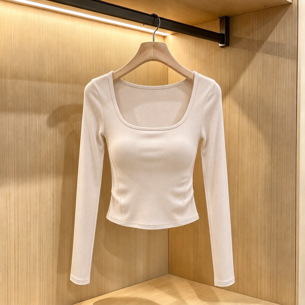 Bodyline Built-in Bra Full Sleeves Top