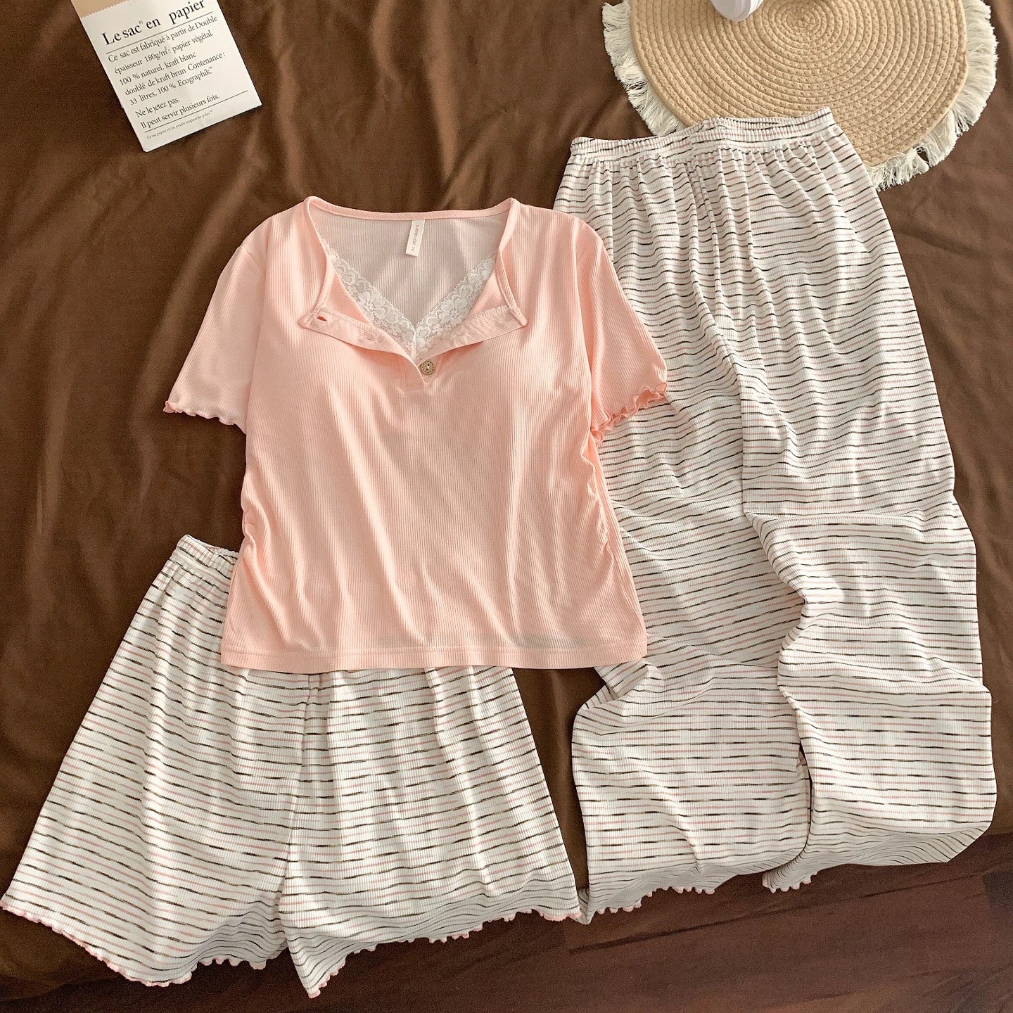MorningDew Padded Nightsuit -3pcs Set