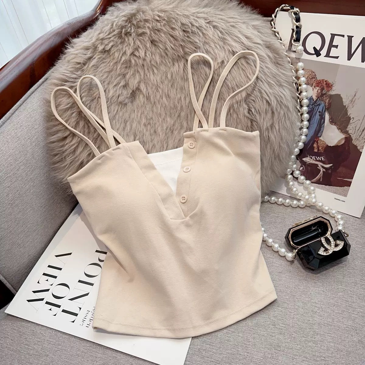 Cebu Double Strap Built-in Bra Top