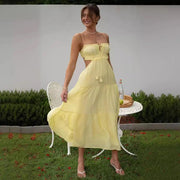 Nicola Fit & Flare Cut Out Dress