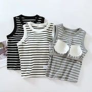 Fbella Stripe Padded Cami Top