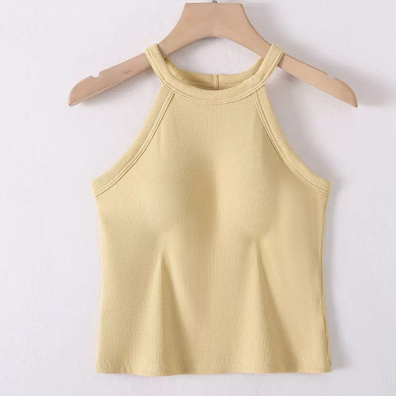 Halter Neck Padded Camisole