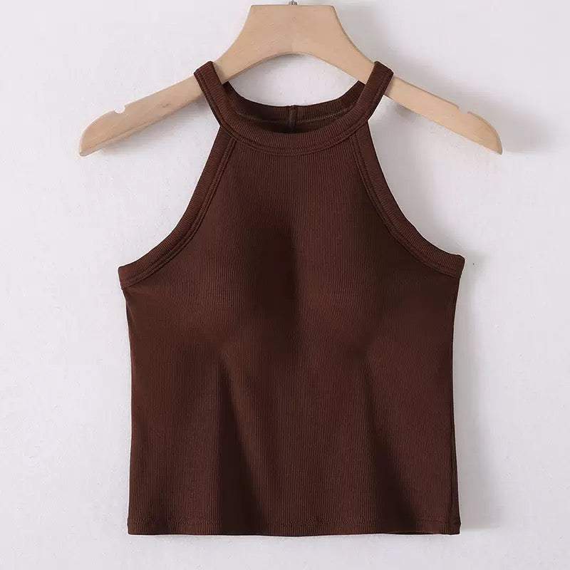 Halter Neck Padded Camisole