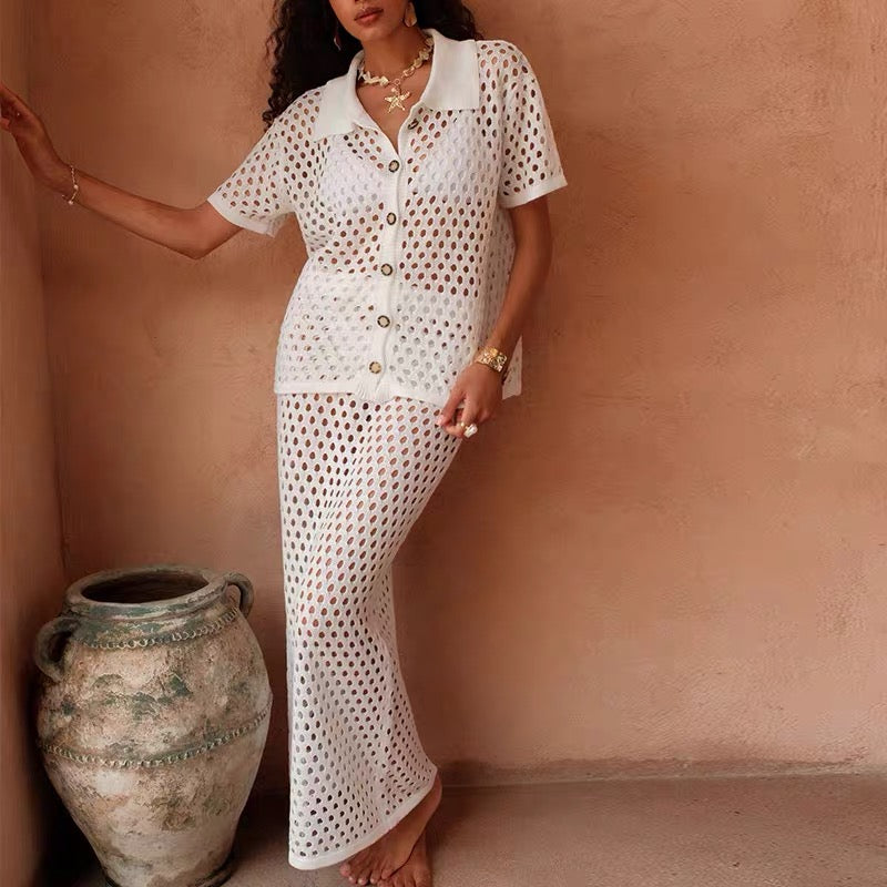 Riviera Open Knit Co-Ord Set