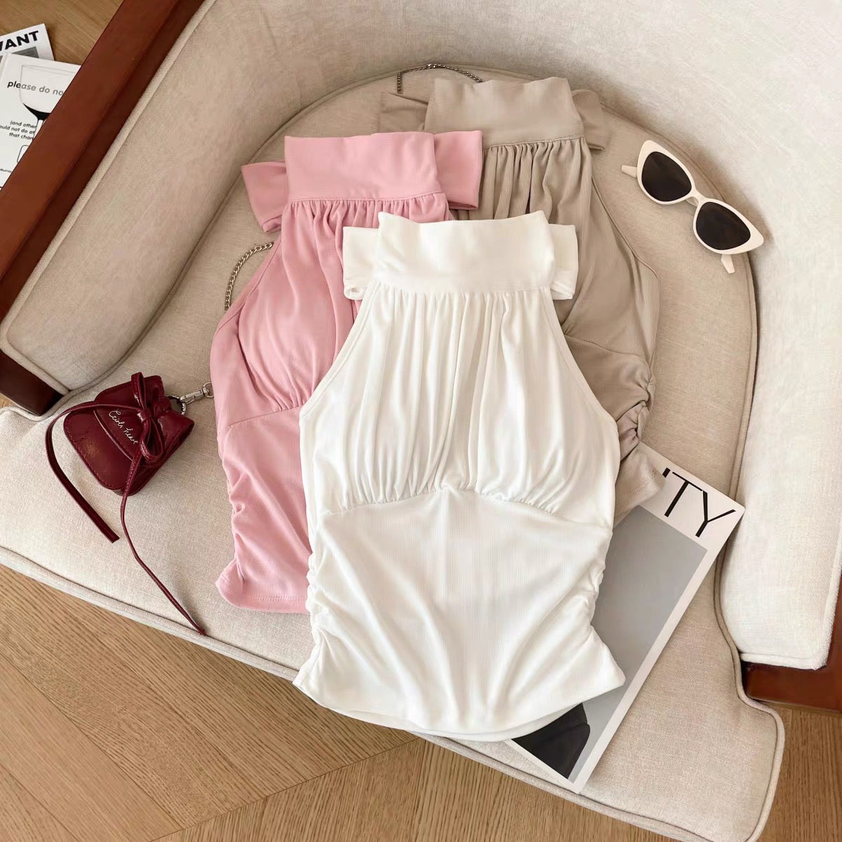 Bow Muse Built-In Bra Top