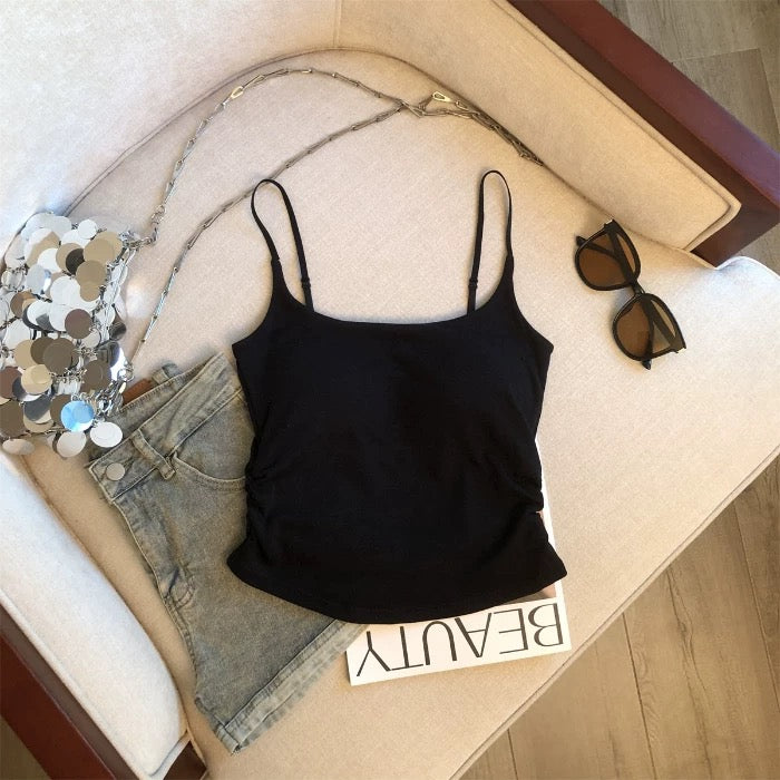 Greece Glow Built-In Bra Top