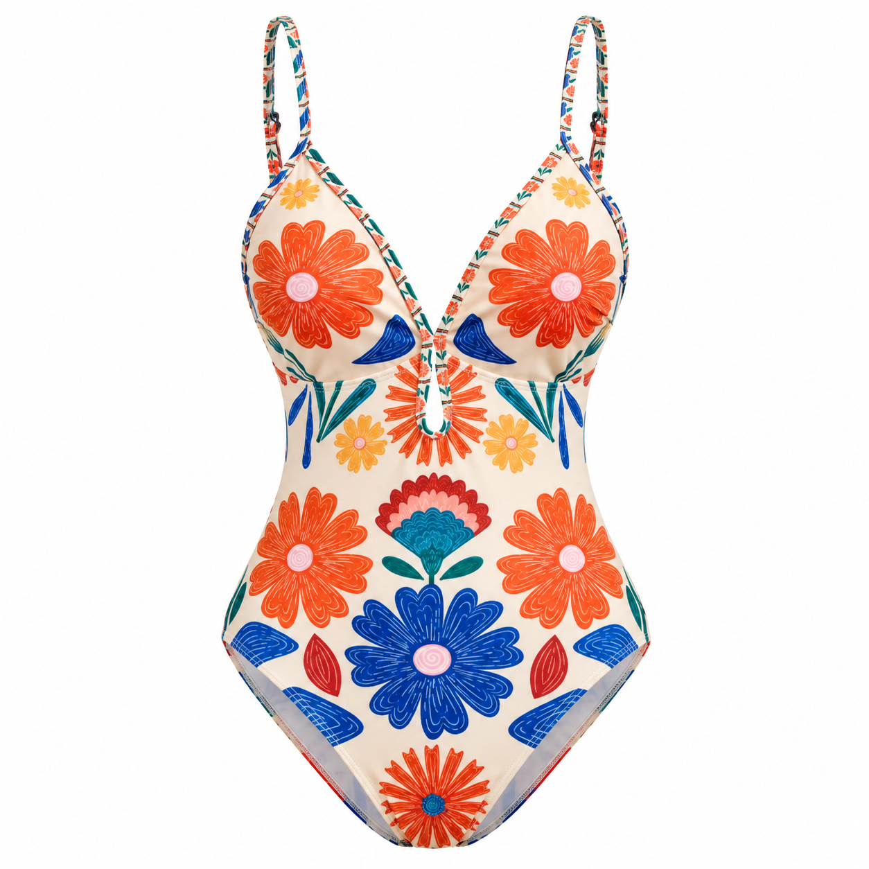 Monaco Bloom Monokini With Skirt Set