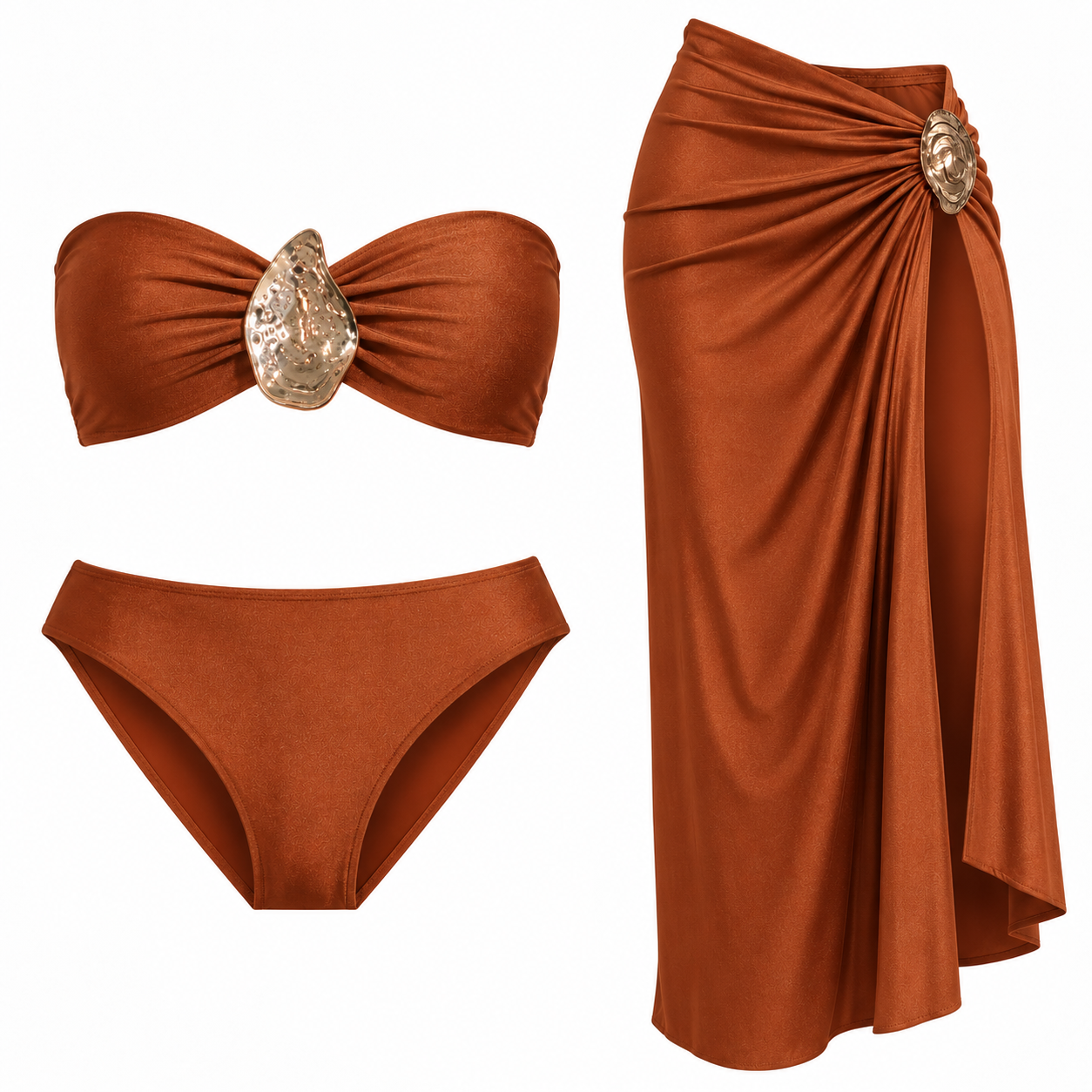 Molten Russet Monolith Beach Wear