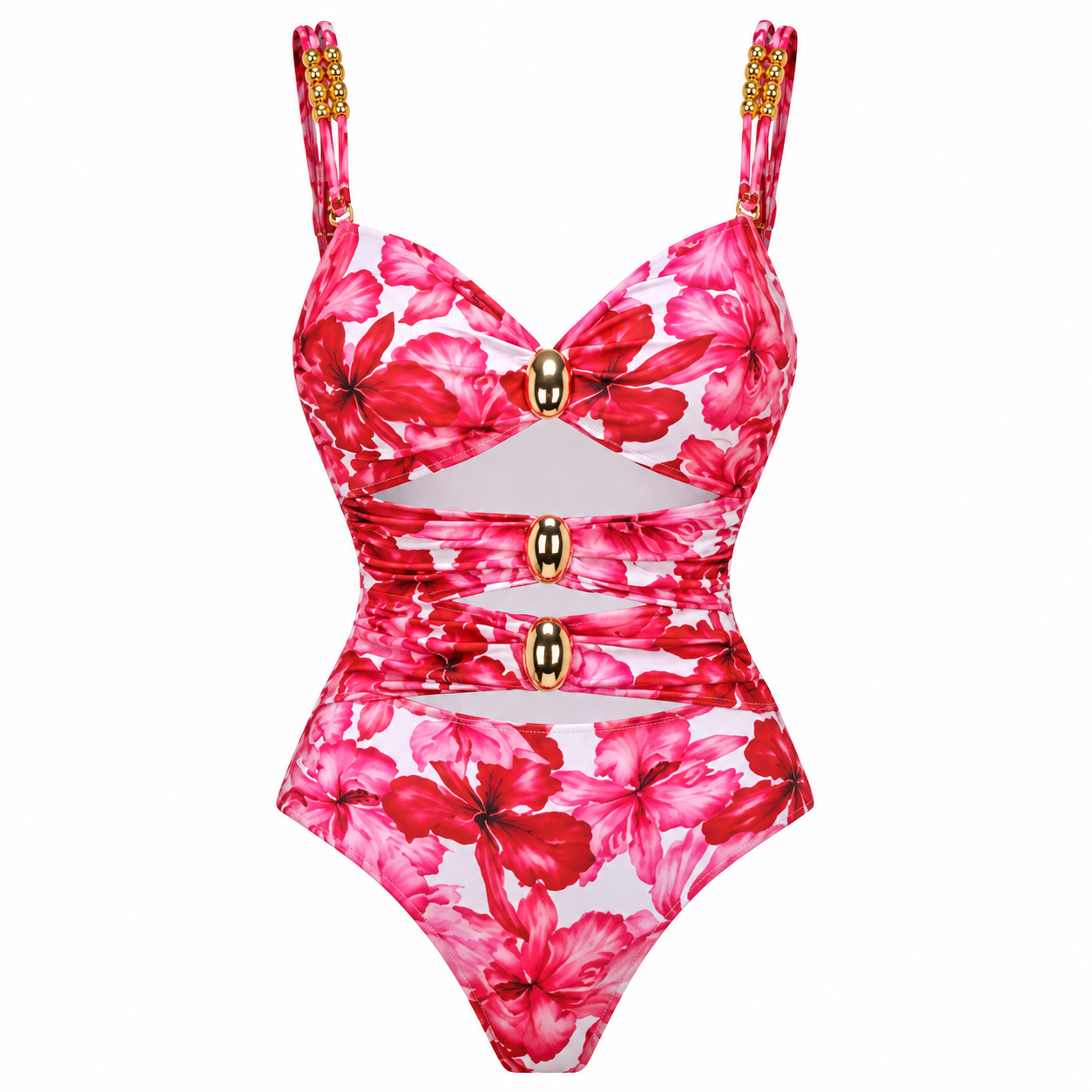 Hibiscus Muse Monokini With Skirt Set