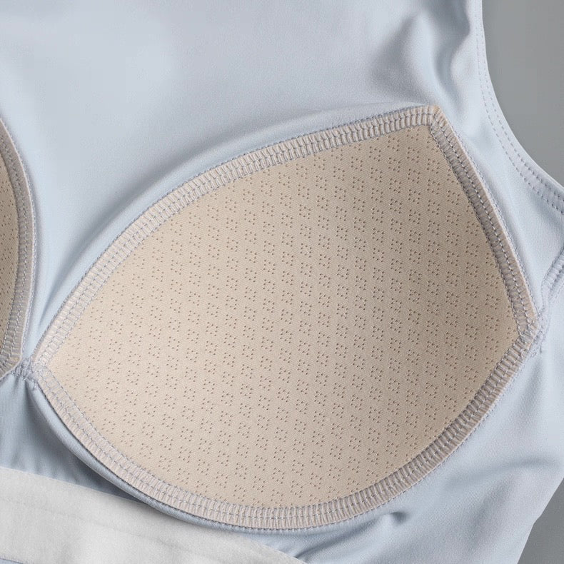 Zyra Back Cutout With Drawstring Built-In Bra Top