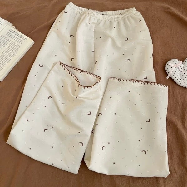 Moondot Padded Nightsuit-3pcs Set