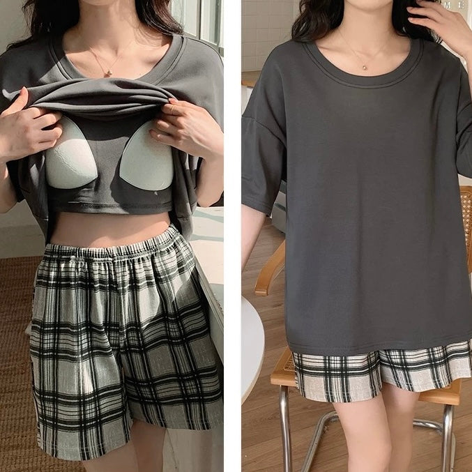 Carbon Calm Padded Nightsuit Set