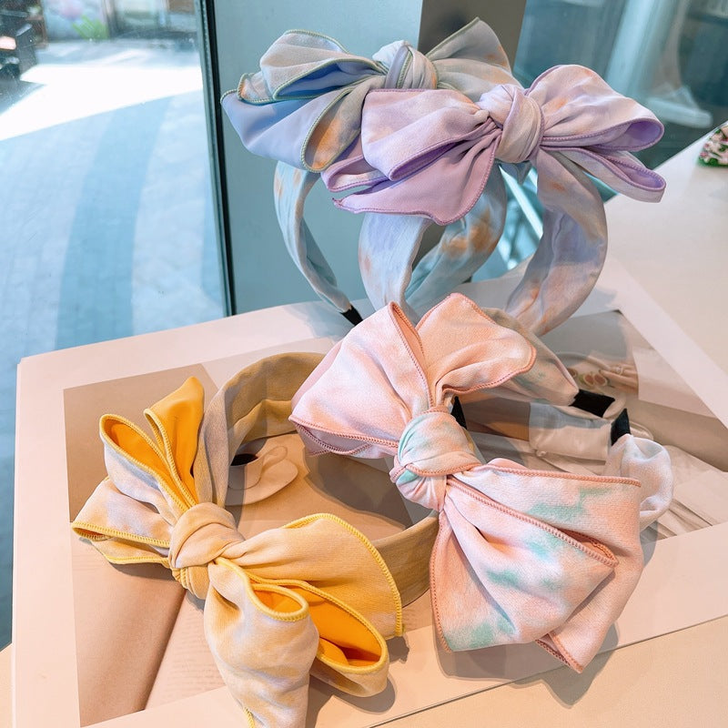 Pastel poise tie dye hairband