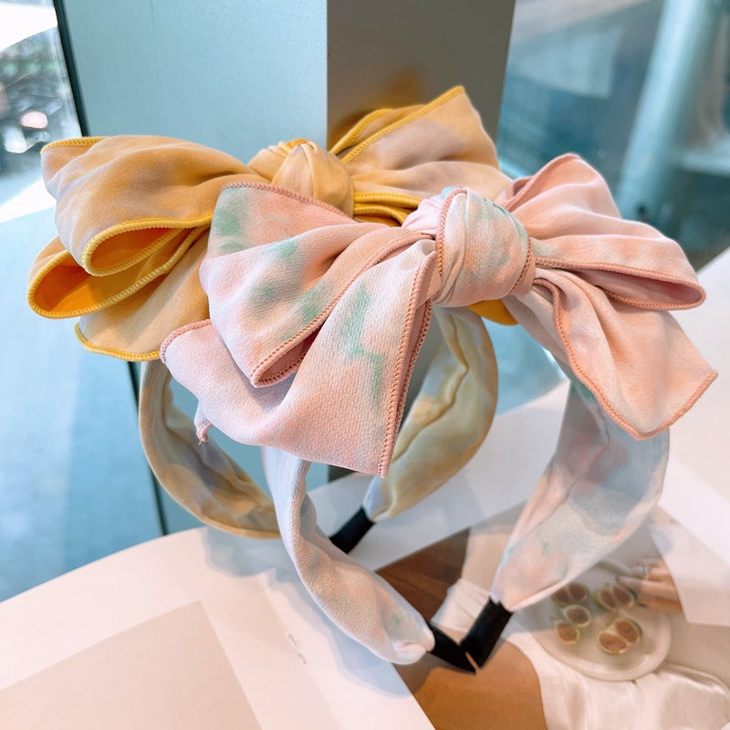 Pastel poise tie dye hairband