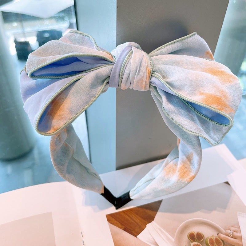 Pastel poise tie dye hairband