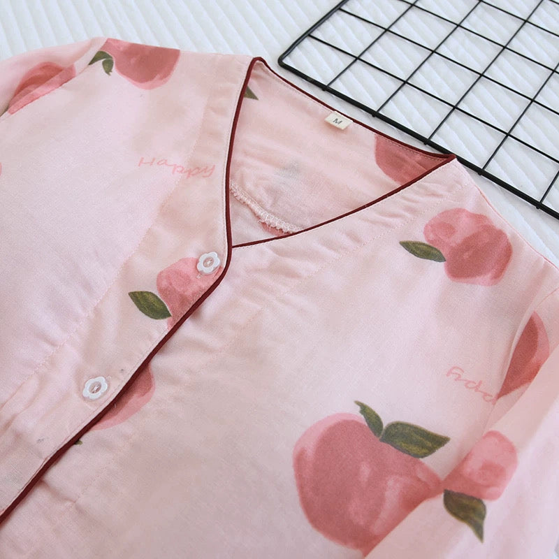 Blush Peach Padded Nightsuit Set