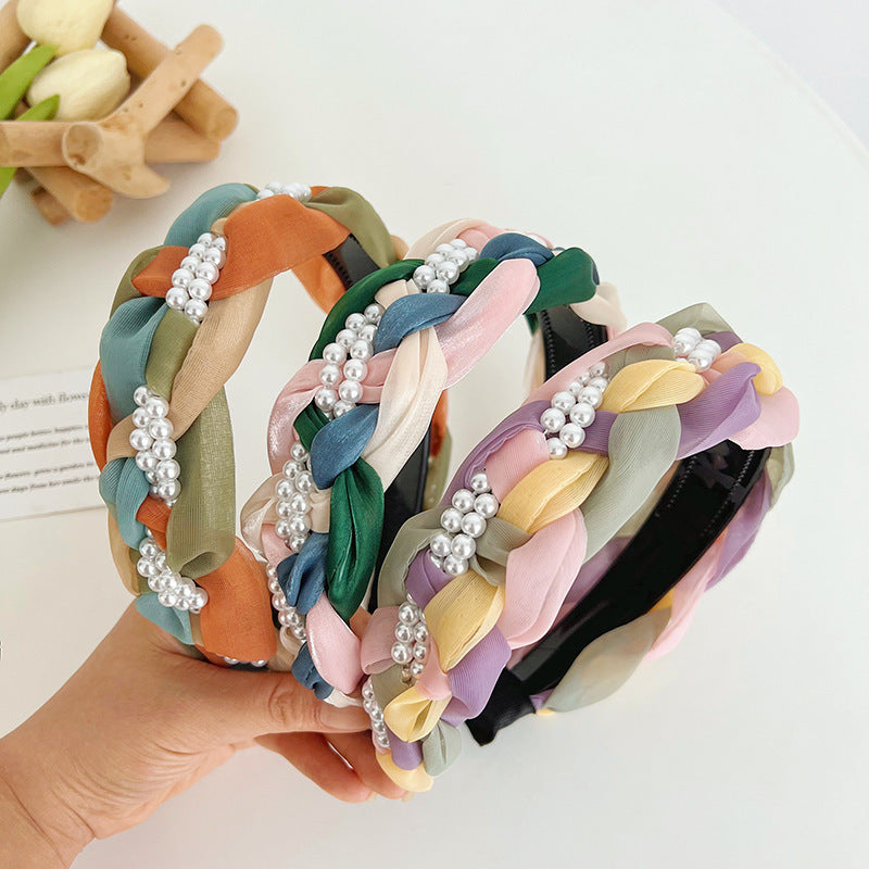 Quirky drama beaded hairband