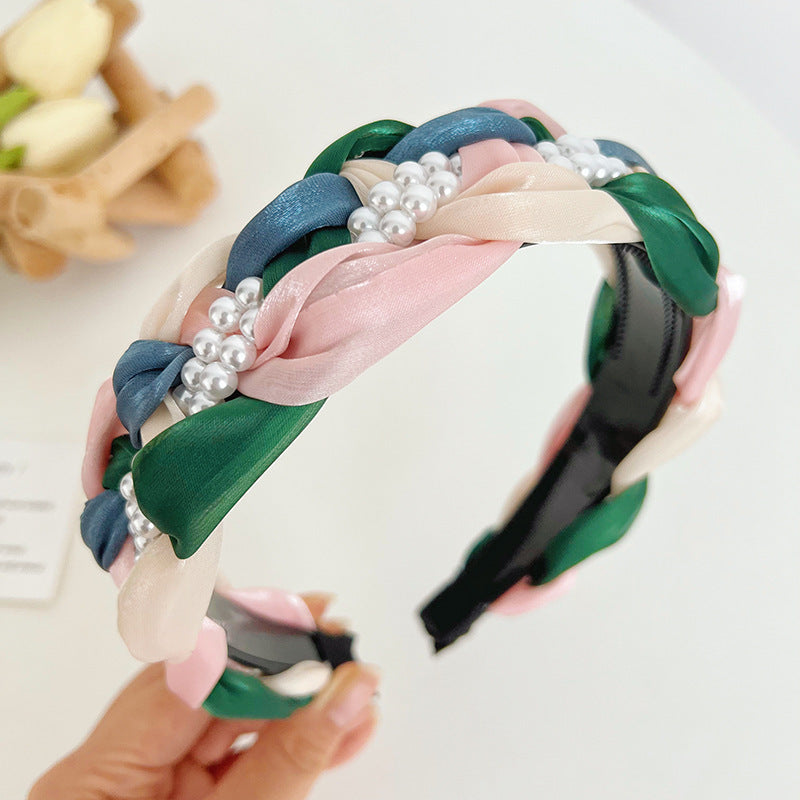 Quirky drama beaded hairband