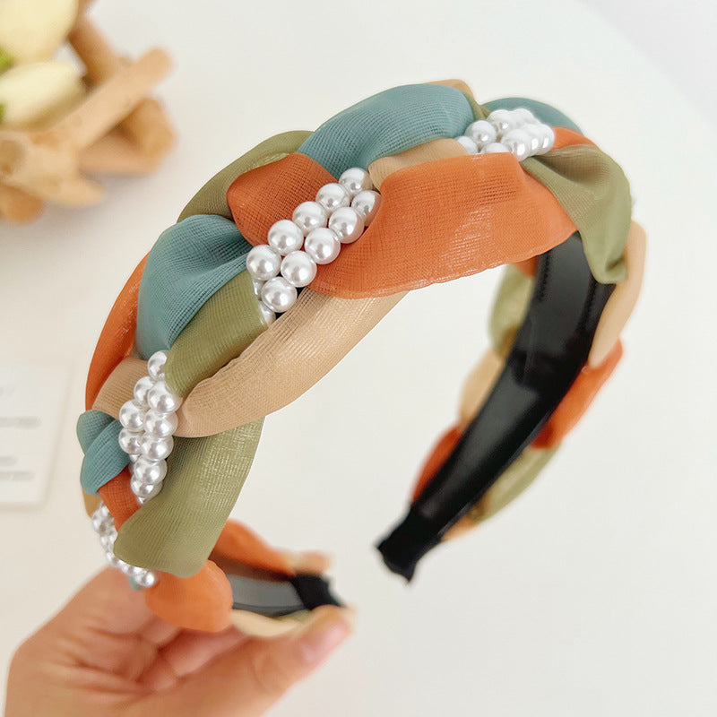 Quirky drama beaded hairband