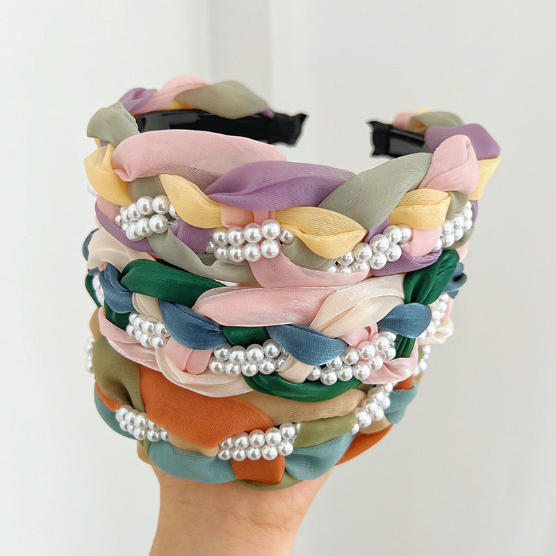 Quirky drama beaded hairband