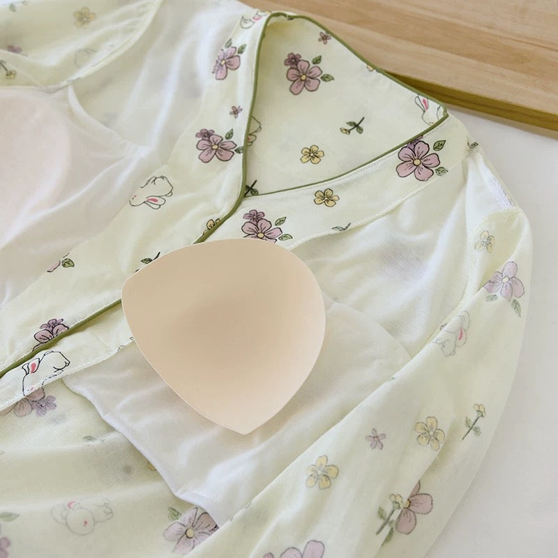 Bunny Bloom Padded Nightsuit Set