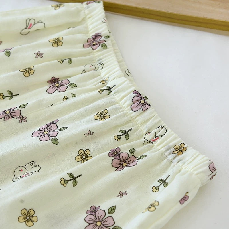 Bunny Bloom Padded Nightsuit Set