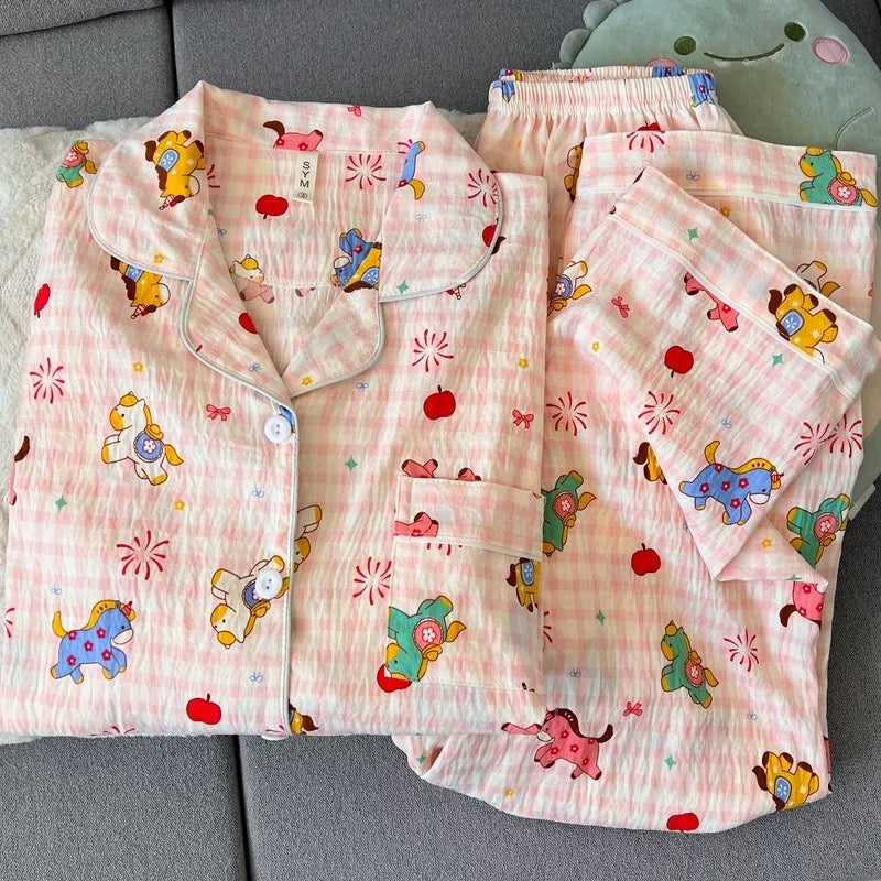 Safari Snuggle Padded Nightsuit Set