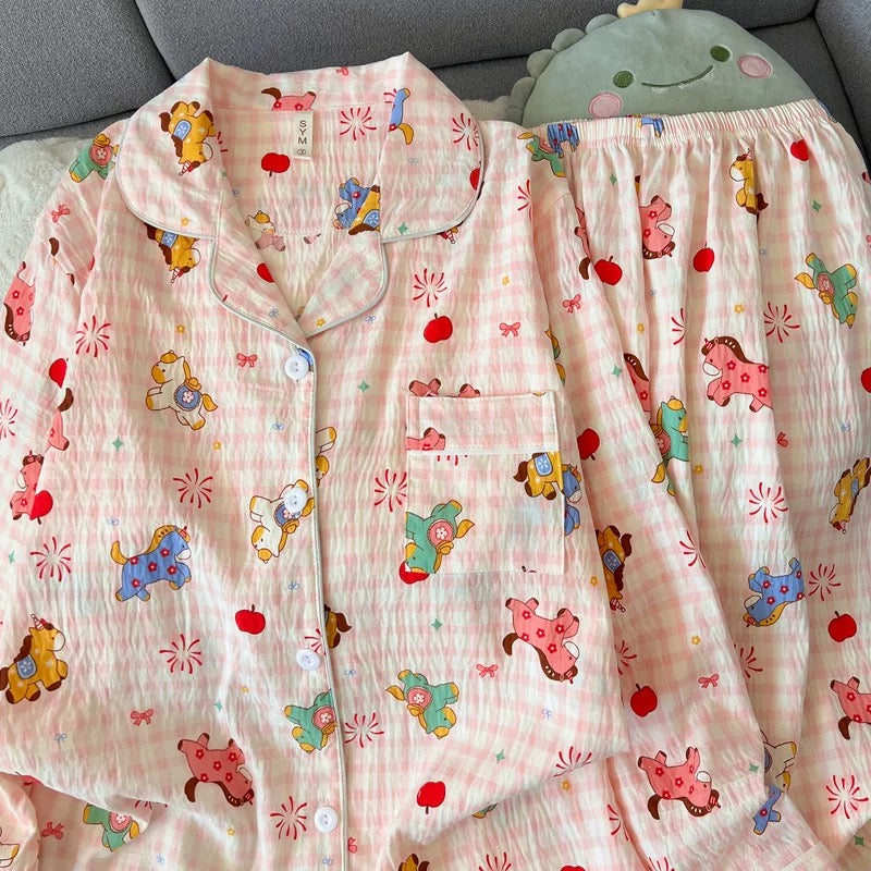 Safari Snuggle Padded Nightsuit Set