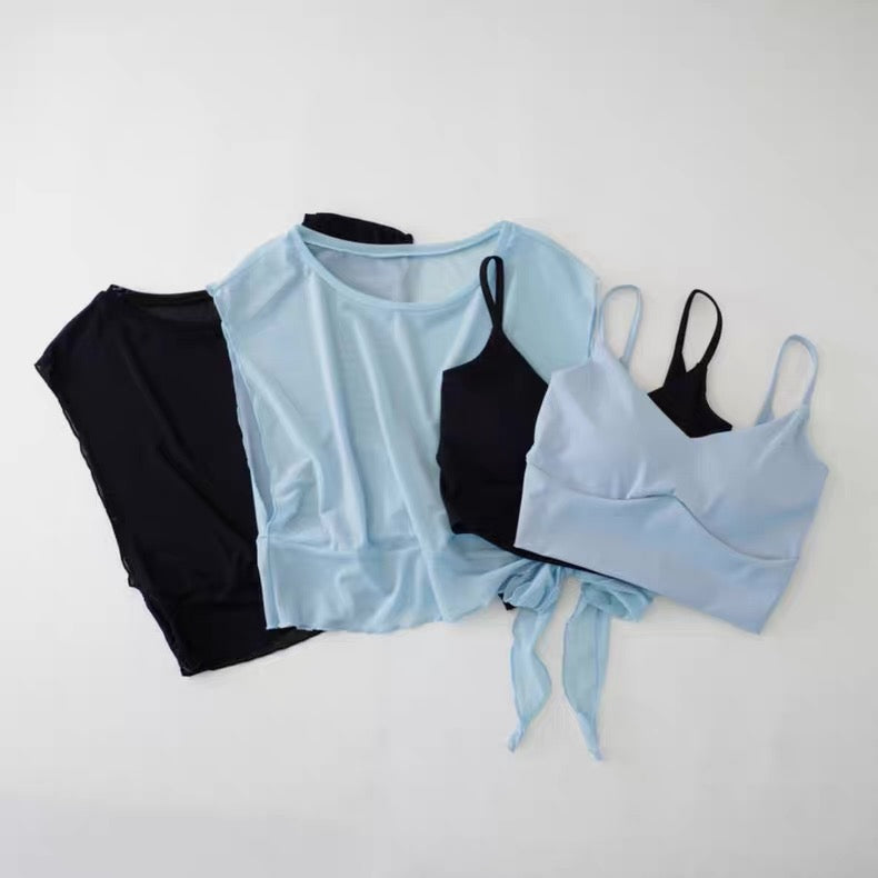 Mesh & Match Built-In Bra Set