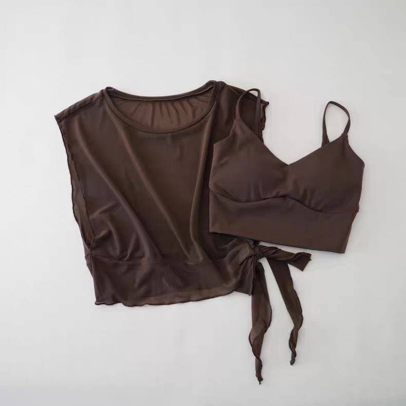 Mesh & Match Built-In Bra Set