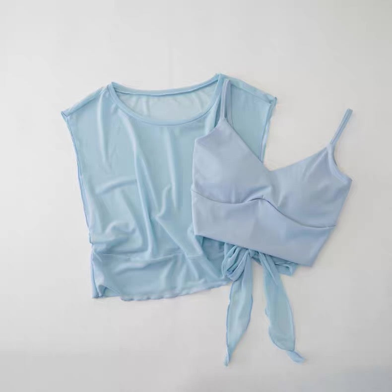 Mesh & Match Built-In Bra Set