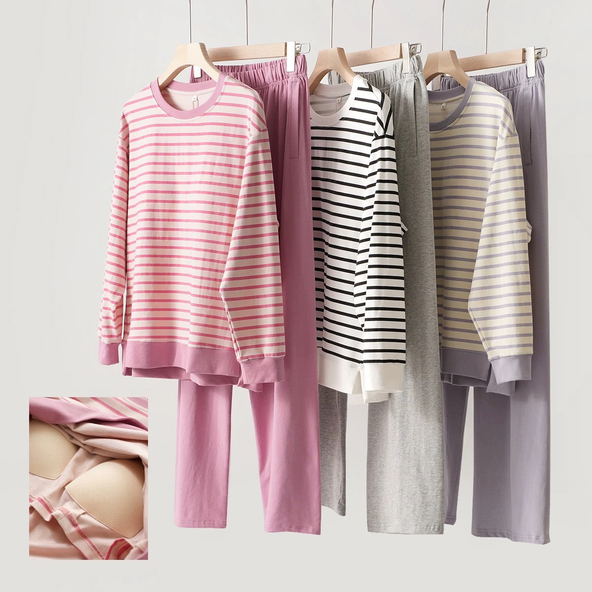 Stripe Ease Padded Lounge Set