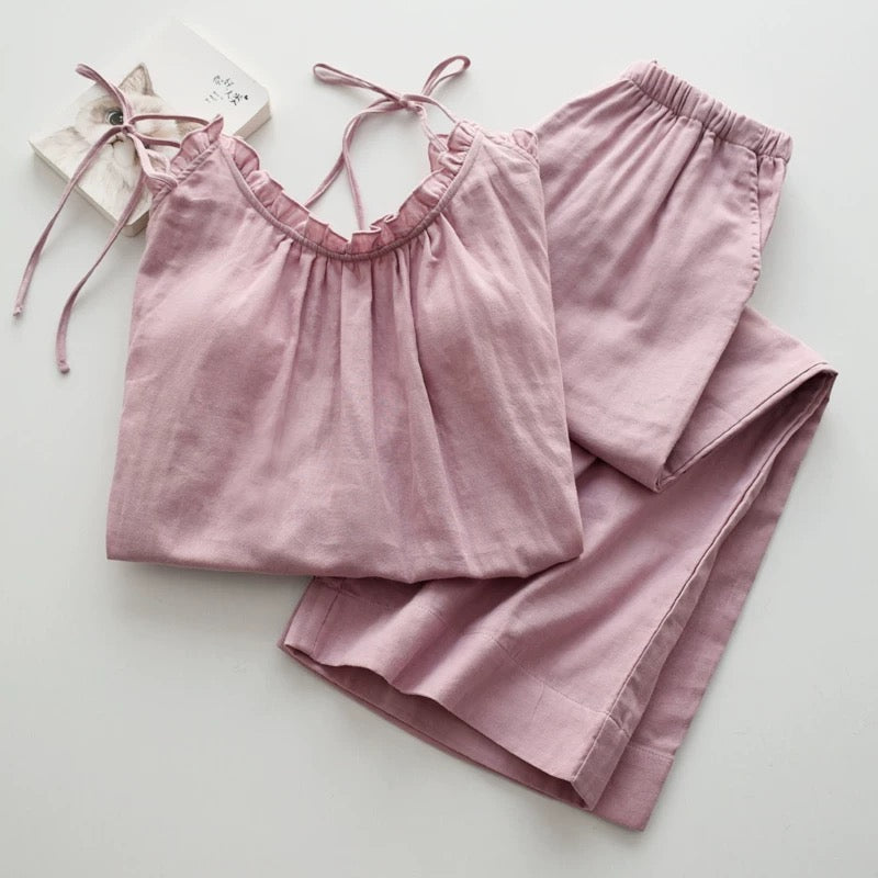 Pastel Hues Padded Nightsuit Set