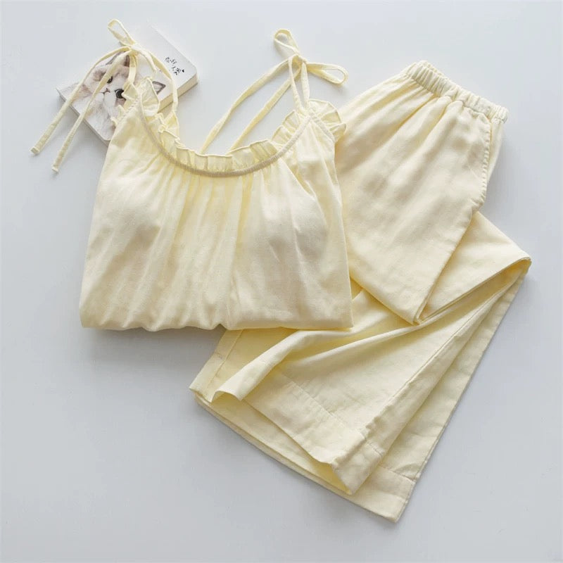 Pastel Hues Padded Nightsuit Set