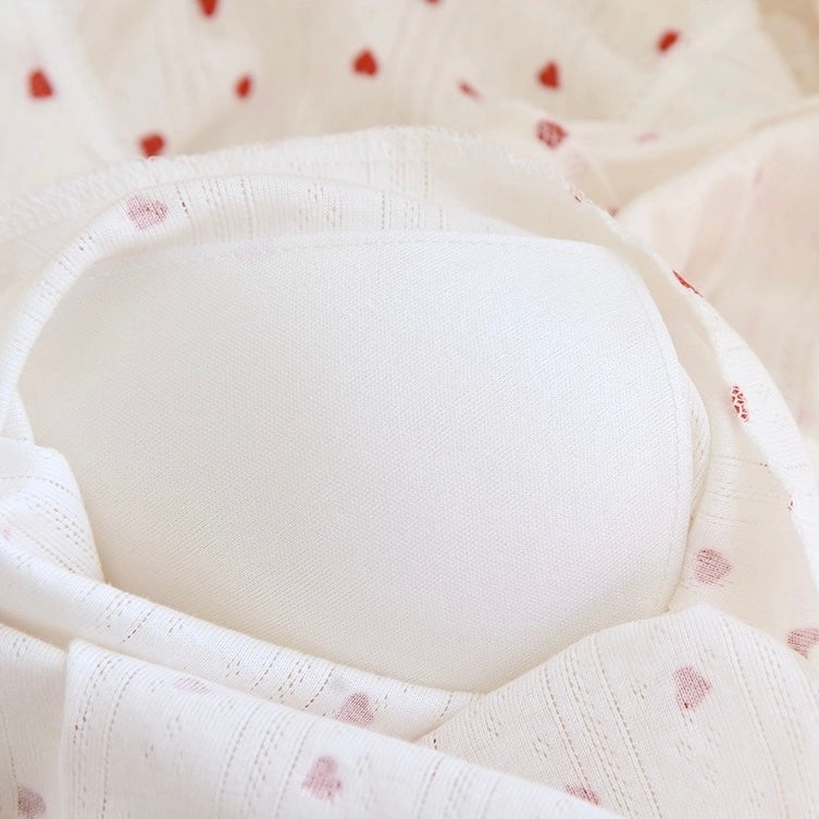 Tiny Hearts Padded Nightsuit Set