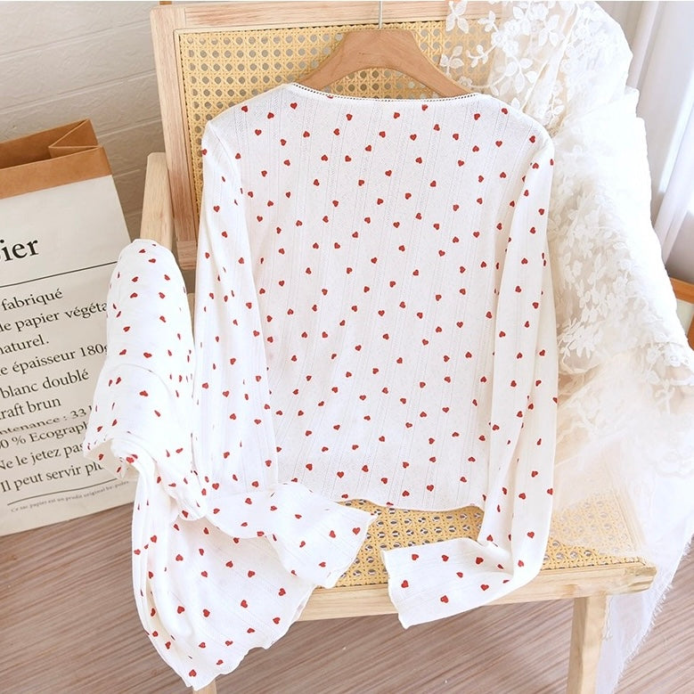 Tiny Hearts Padded Nightsuit Set
