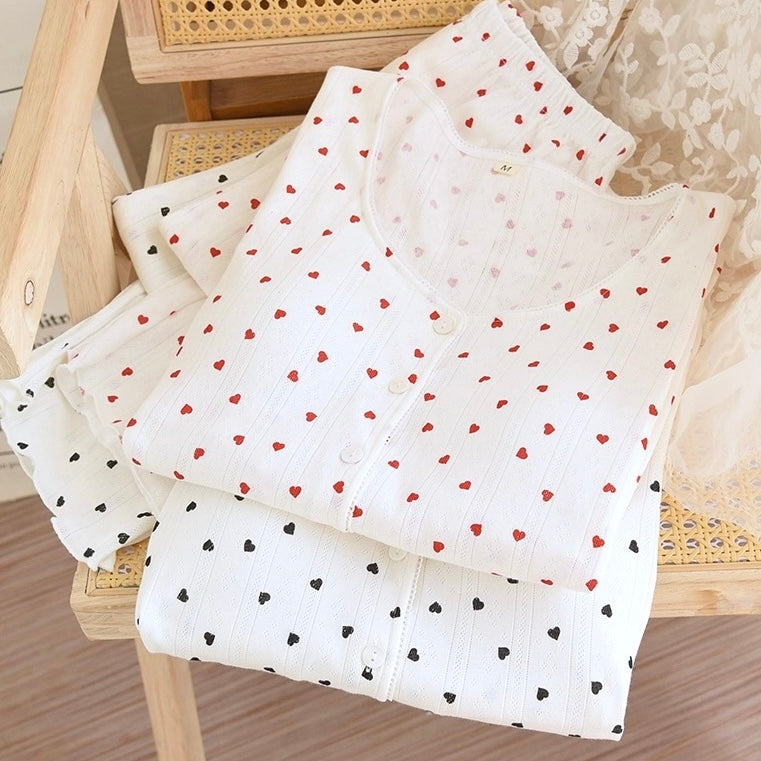 Tiny Hearts Padded Nightsuit Set