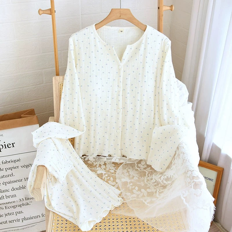 Mini Bow Padded Nightsuit Set