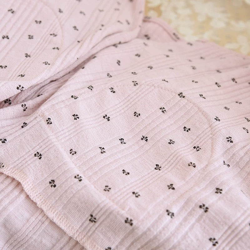 Mini Bow Padded Nightsuit Set