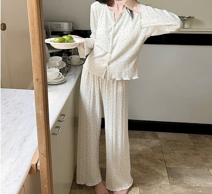 Mini Bow Padded Nightsuit Set