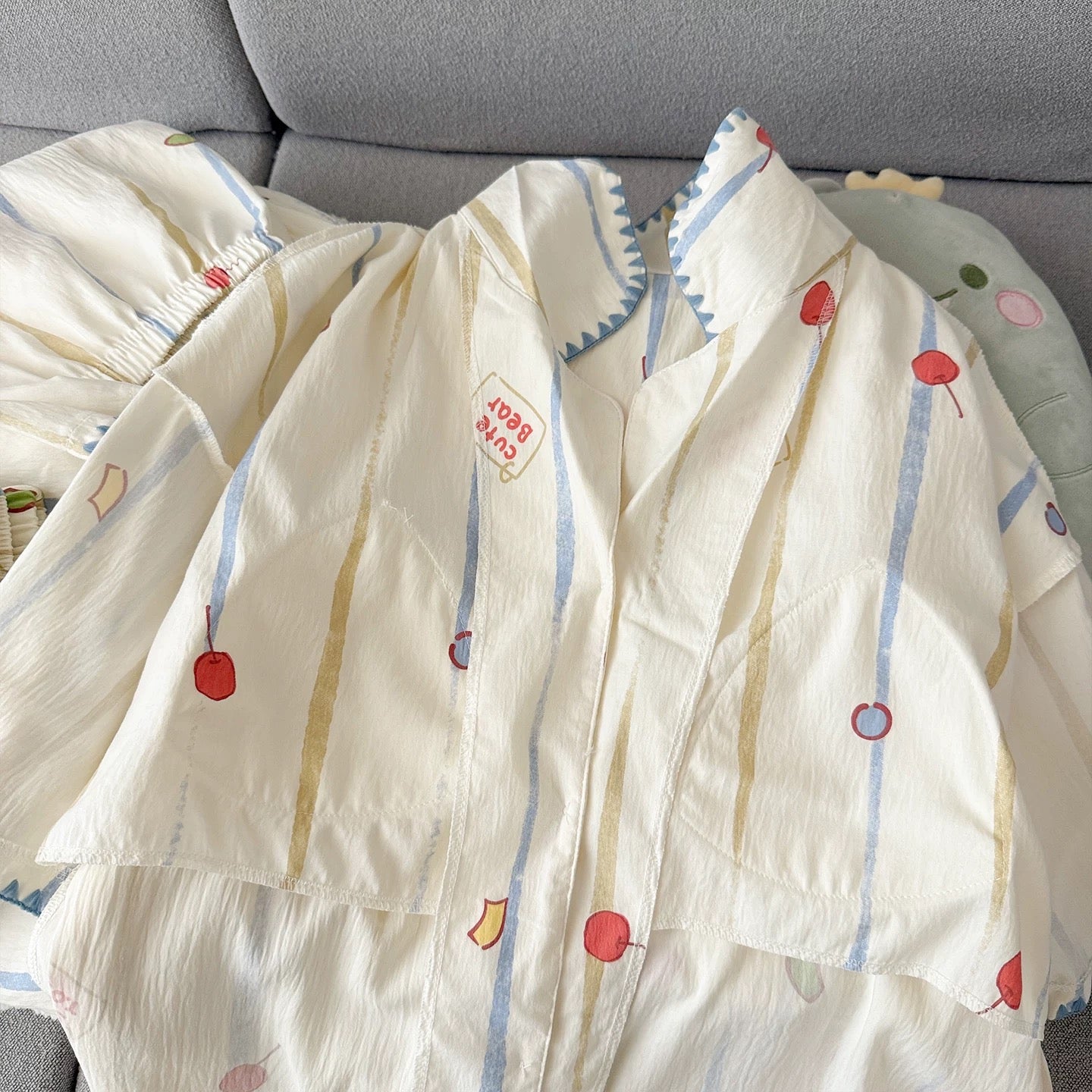 Sugarberry Padded Nightsuit -3pcs Set