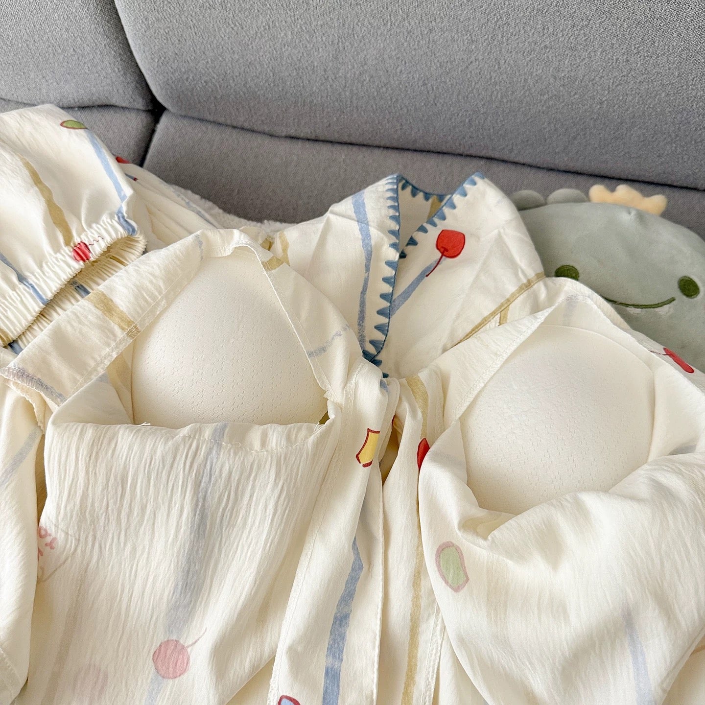 Sugarberry Padded Nightsuit -3pcs Set