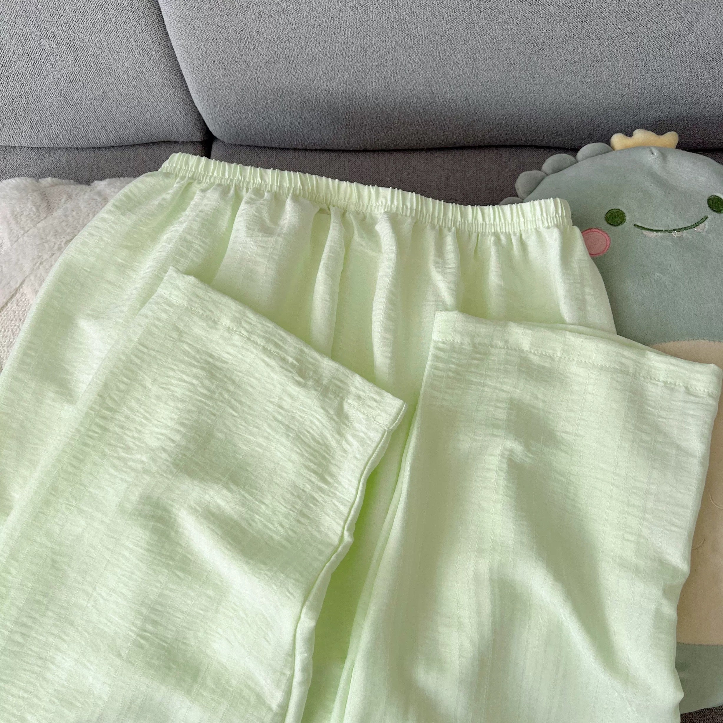 Pistachio Duckie Padded Nightsuit -3pcs Set