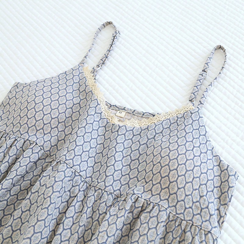 Honeycomb Luxe Padded Nightsuit Set- 3 pc Set