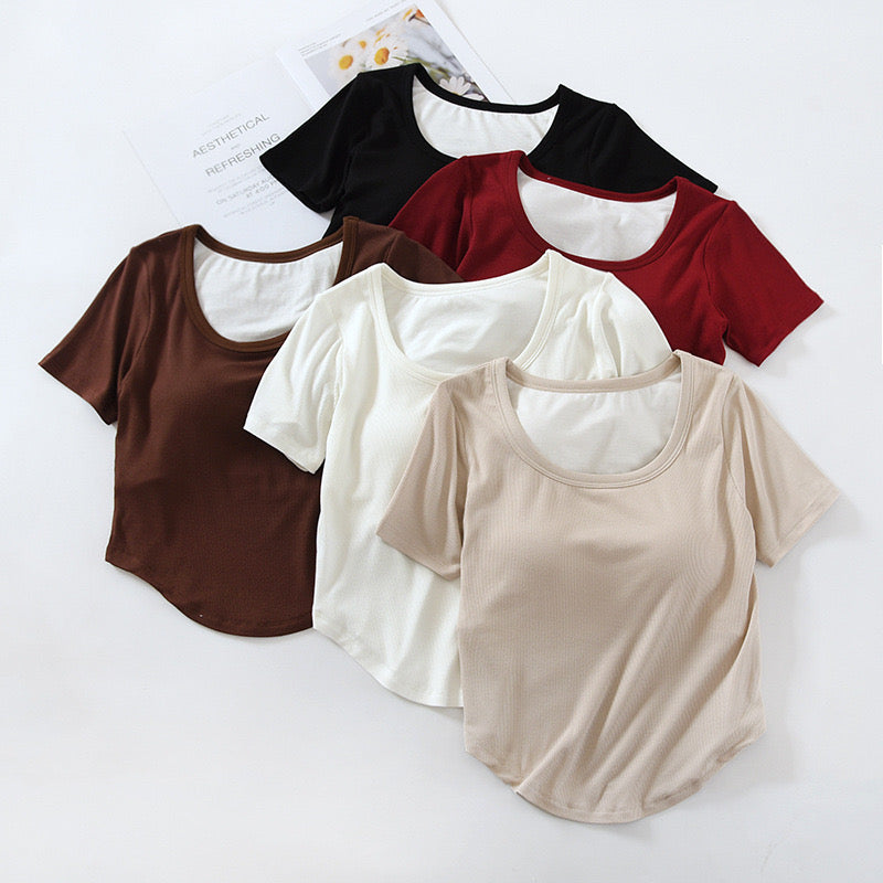 Lizzy Built-In Bra T-shirt