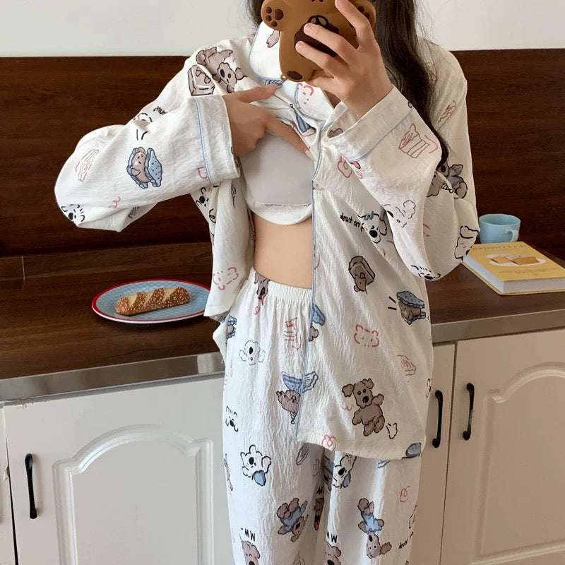 Sunday Snozze Padded Nightsuit Set