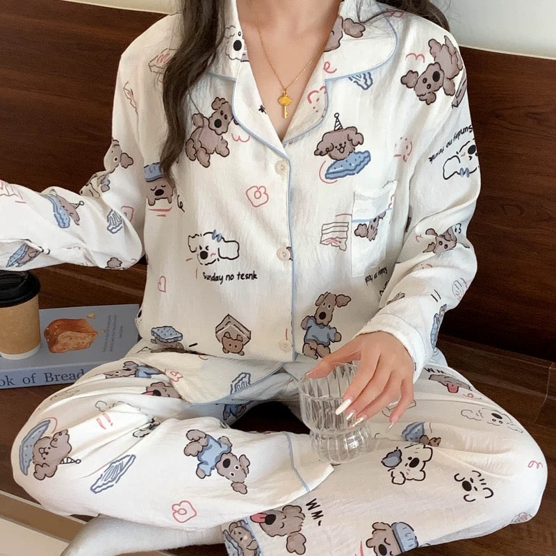 Sunday Snozze Padded Nightsuit Set