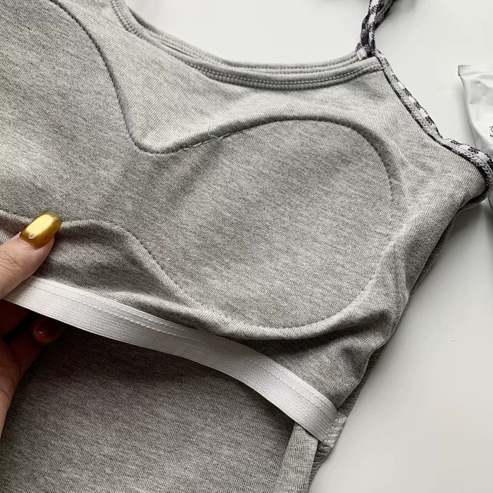 Ghent Lace Trim Built-In Bra Camisole