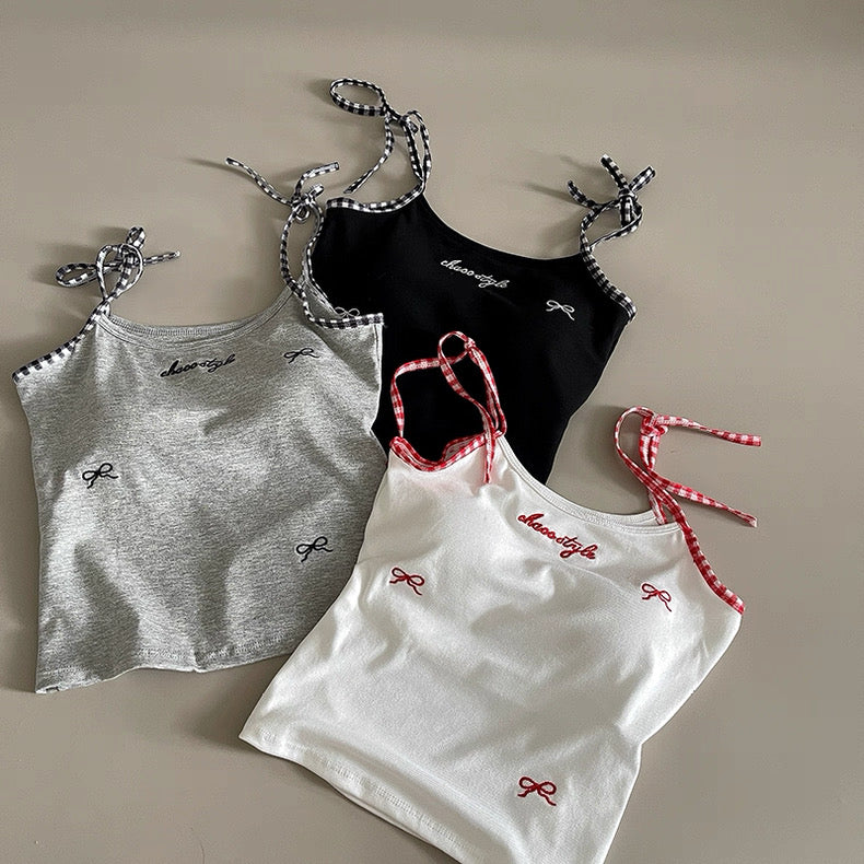 Ghent Lace Trim Built-In Bra Camisole